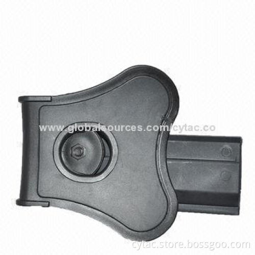 Tactical 1911 Handgun Paddle Holster, Right Hand, Black Color, in Polymer Materials